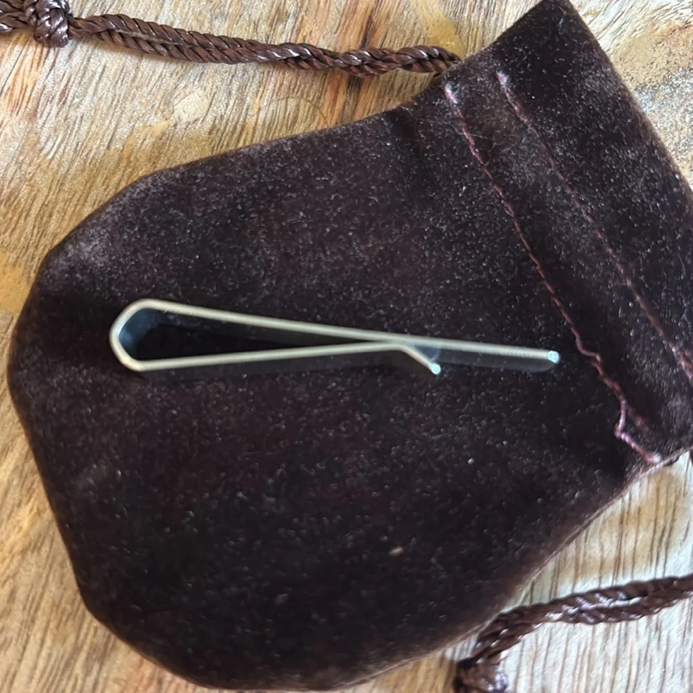 Father of the Bride Silver Tie Clip